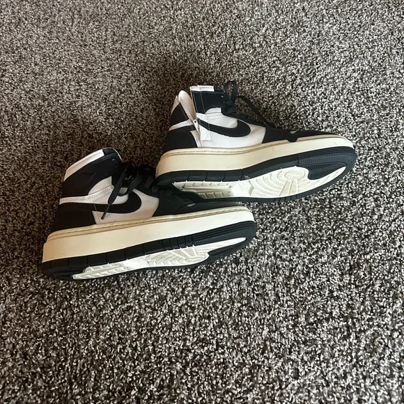 Air Jordan 1 Elevate High Summit White/ Coconut Milk/ Dark Ash - Picture 3 of 6